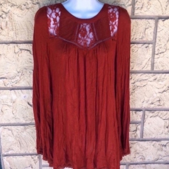 Tunic Top Flow Boho Burt Orange Amazing Top blouse
Med career casual look - Picture 2 of 11